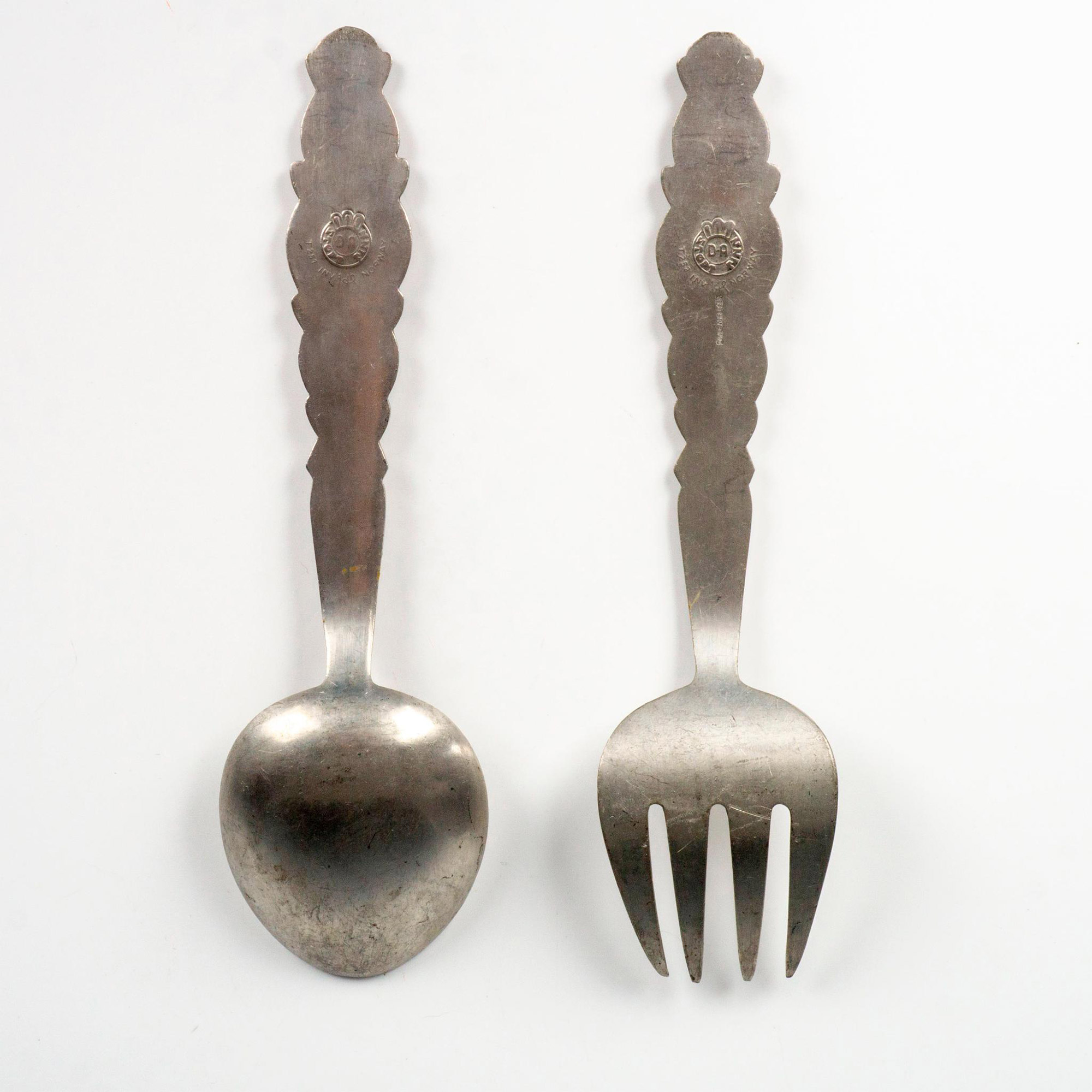 2pc David Anderson Pewter Serving Utensils - Image 2 of 3