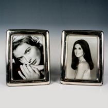 2pc Sterling Silver Picture Frames