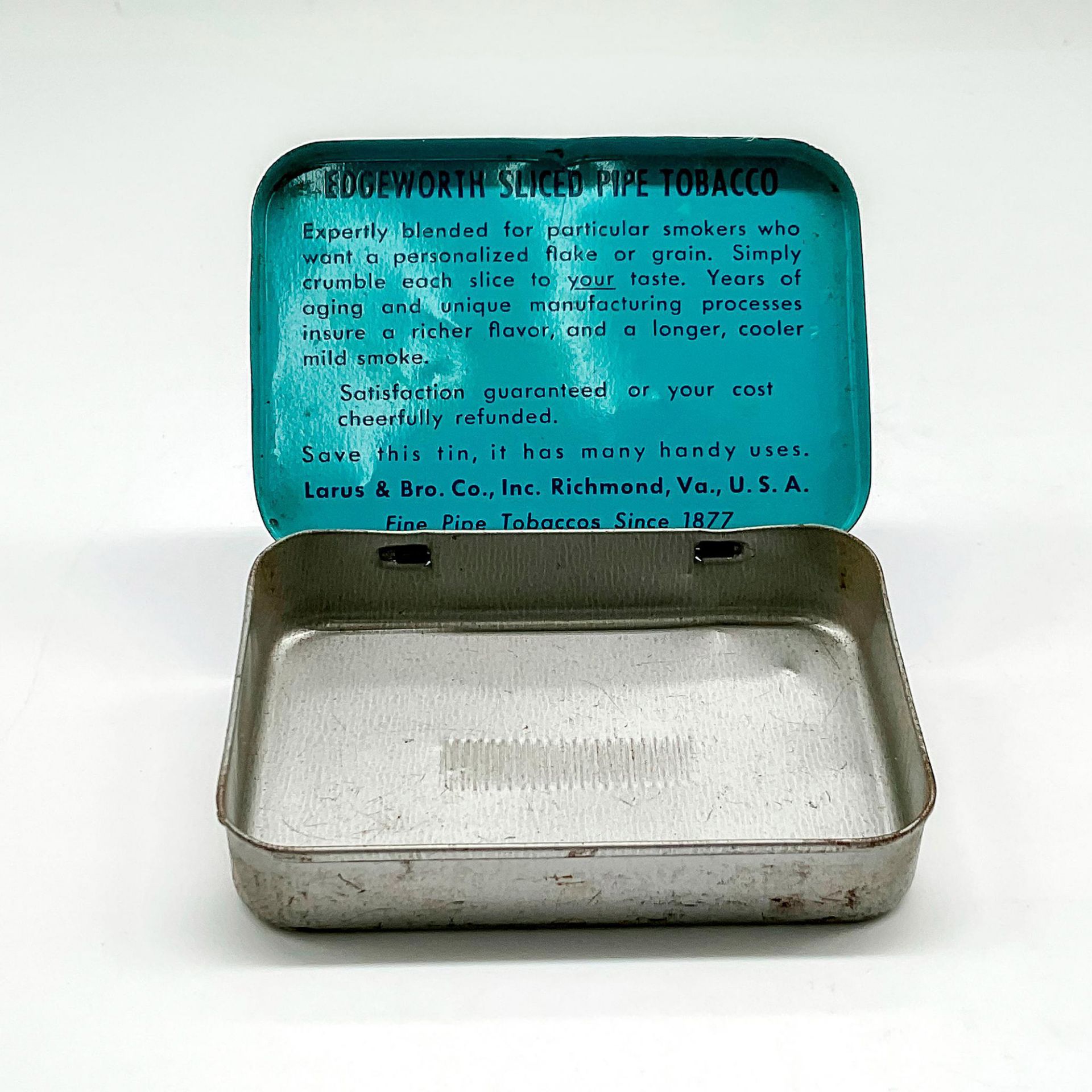 Vintage Edgeworth Collectible Tobacco Tin - Image 2 of 3