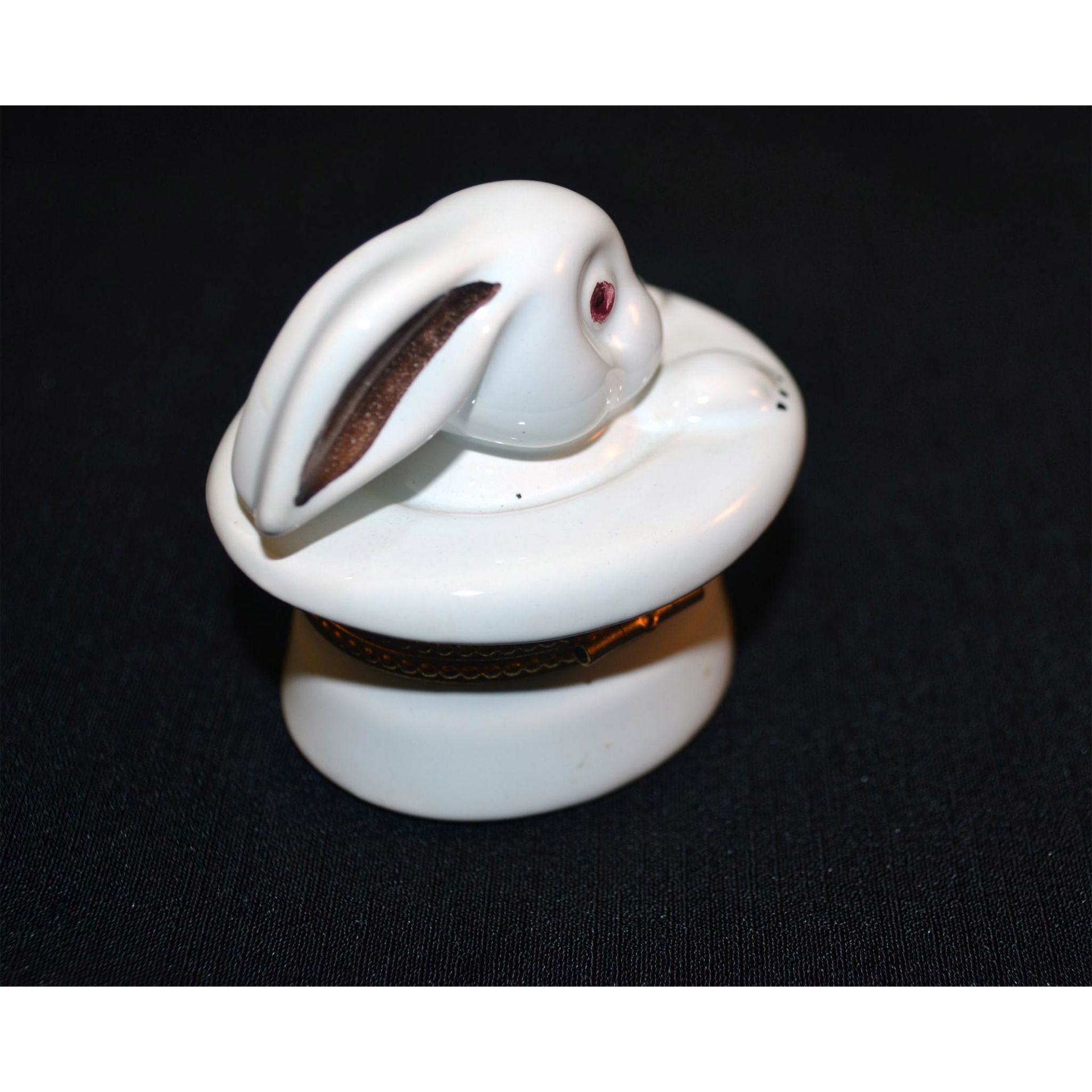 Rochard Limoges Porcelain Bunny Box - Bild 2 aus 5