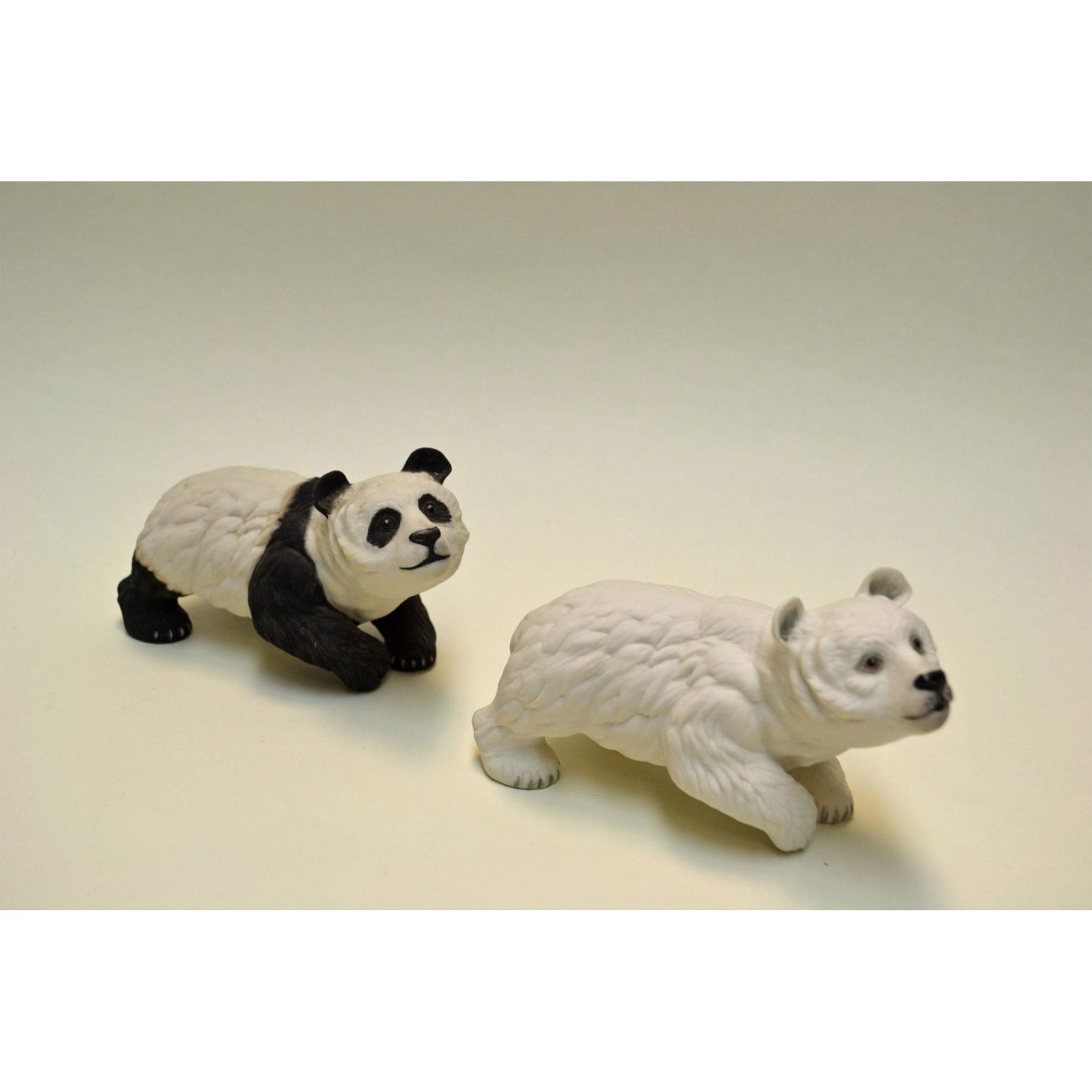 Boehm Porcelain Panda Cubs, 2 Pcs