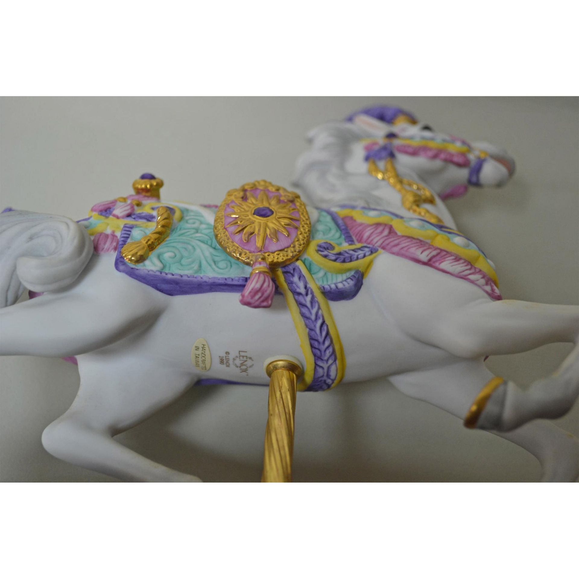 Lenox Vintage 1990 Carousel Charger Horse Figurine - Image 4 of 4