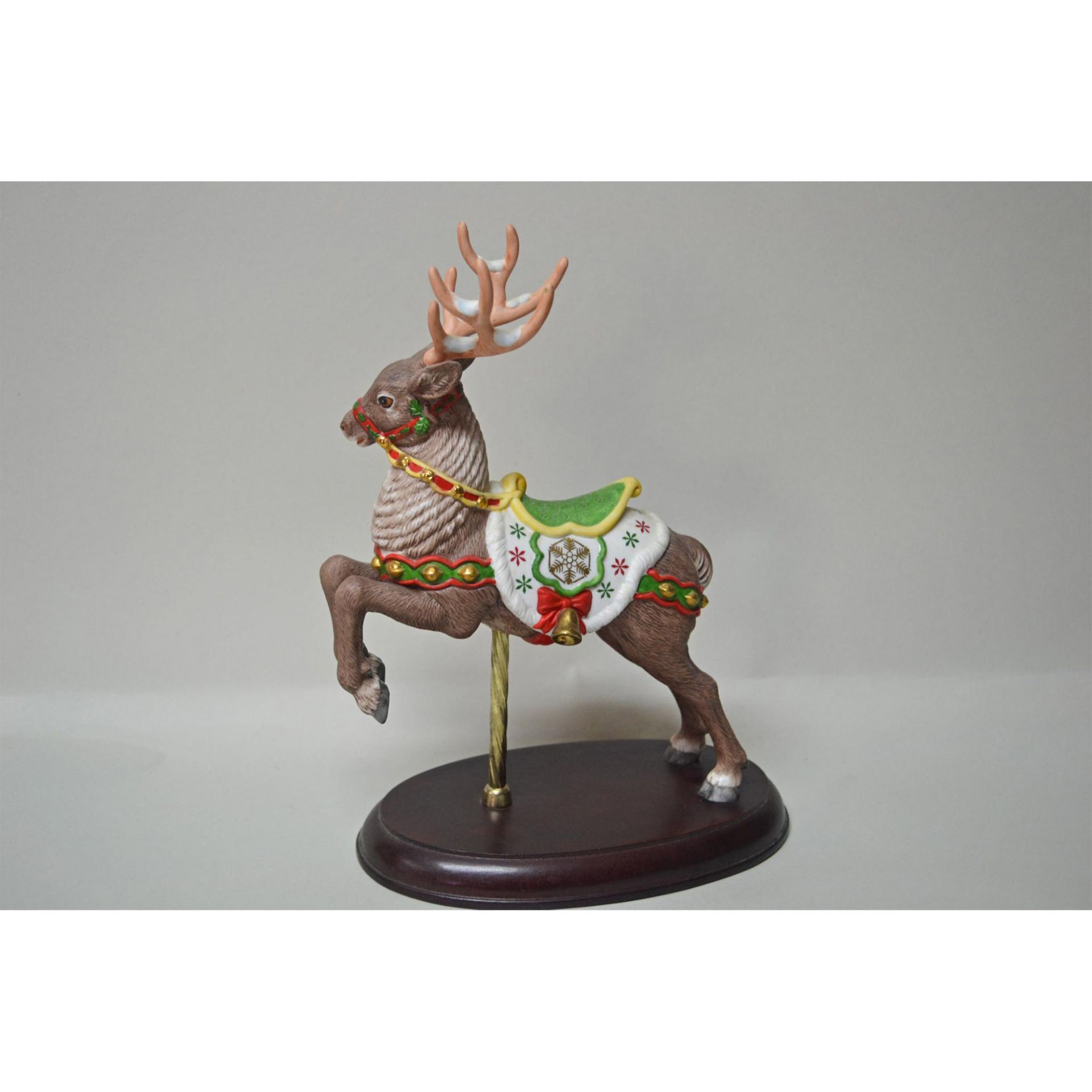 Lenox Vintage 1989 Carousel Reindeer Figurine - Image 2 of 4