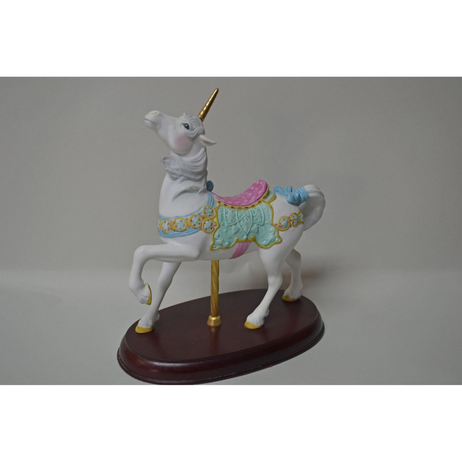Lenox Vintage 1990 Carousel Unicorn Figurine - Bild 3 aus 5