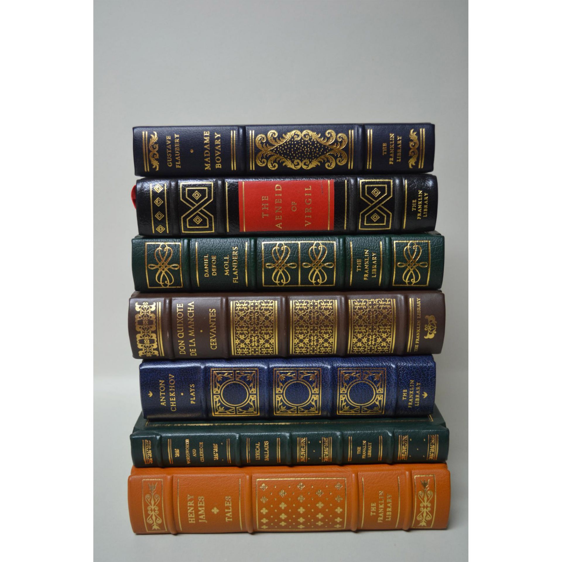 Vintage Full Leather Classics, Collection Of Seven Books, The Franklin Library - Image 4 of 8