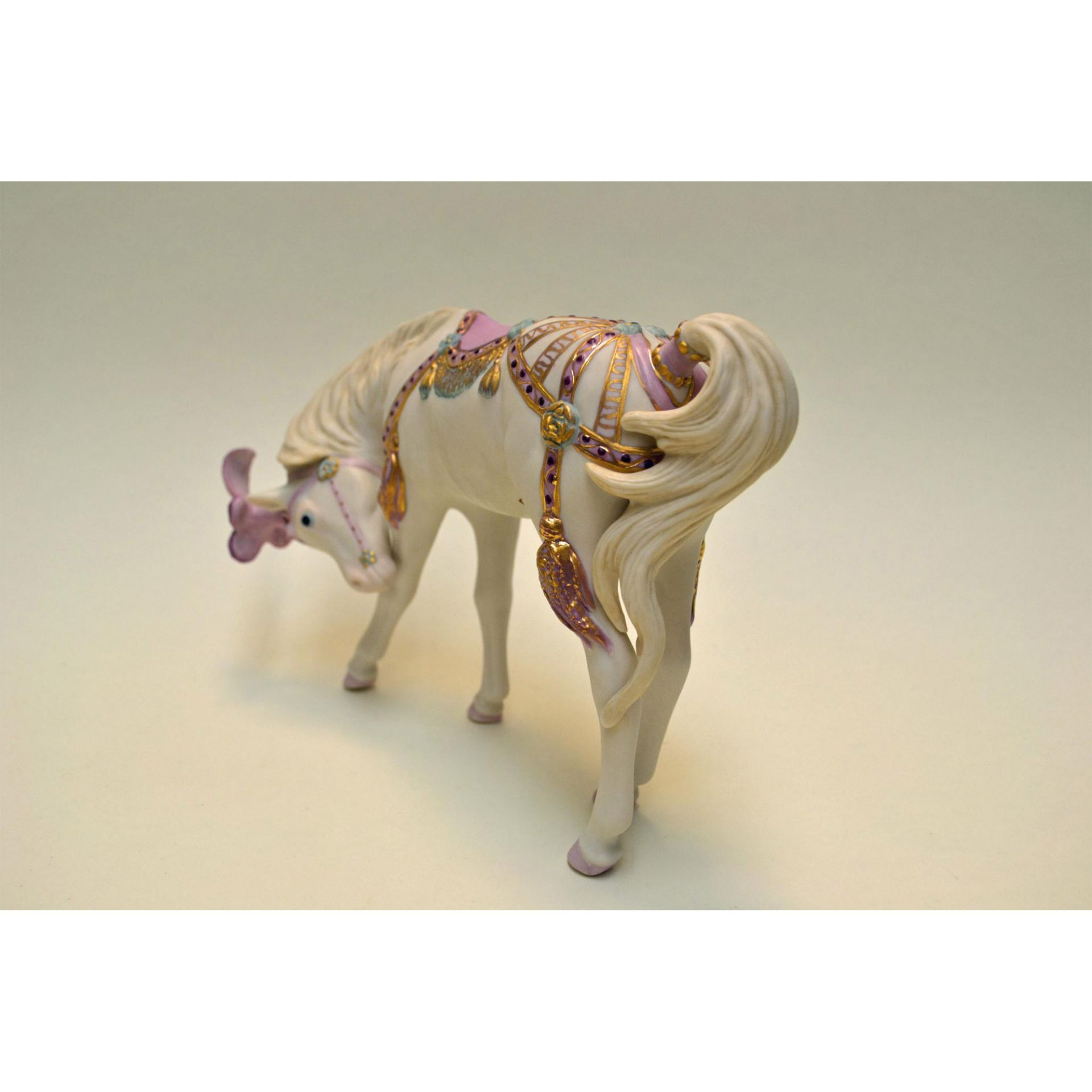 Cybis Porcelain Poppy The Performing Pony Figurine - Bild 4 aus 7