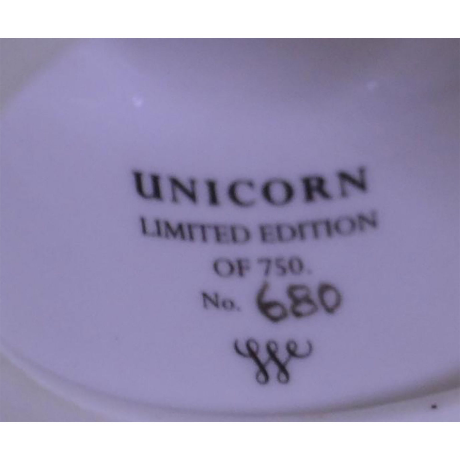 Royal Worcester Porcelain Lion & Unicorn Jubilee Of Queen Candle Snuffers, Limited - Bild 8 aus 9