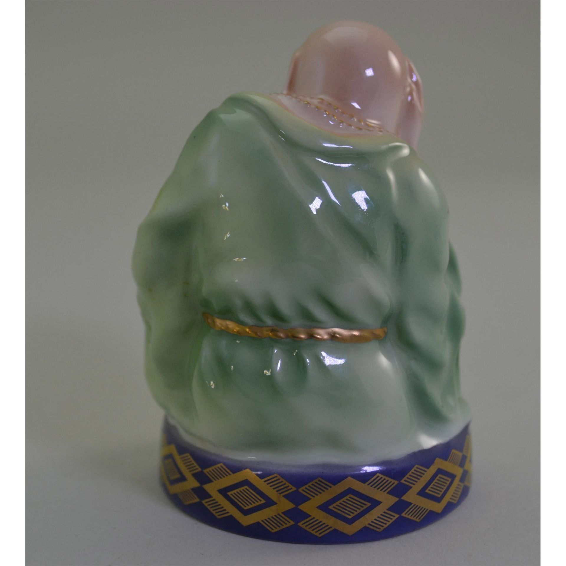 Royal Worcester Porcelain Sleeping Buddha Candle Snuffer - Bild 3 aus 5