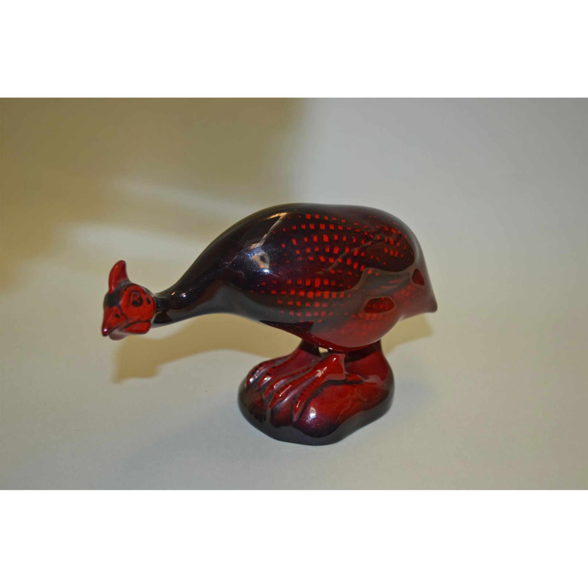 Royal Doulton Red Flambe' Ducks And Guinea, 3 Pcs - Bild 11 aus 14