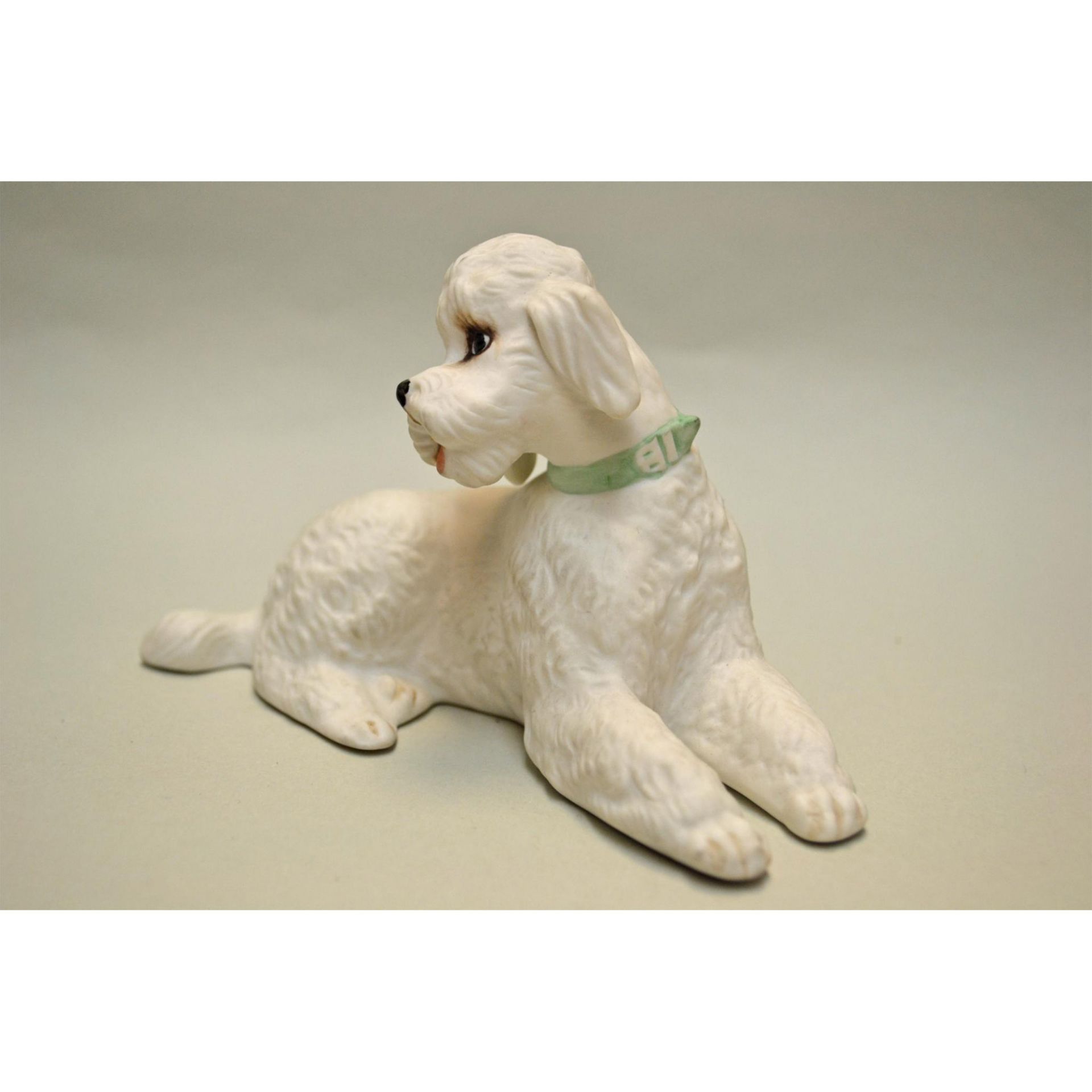 Boehm Porcelain Poodle Reclining Dog Figurines, 1959, Collection Of Two (2) - Image 7 of 8
