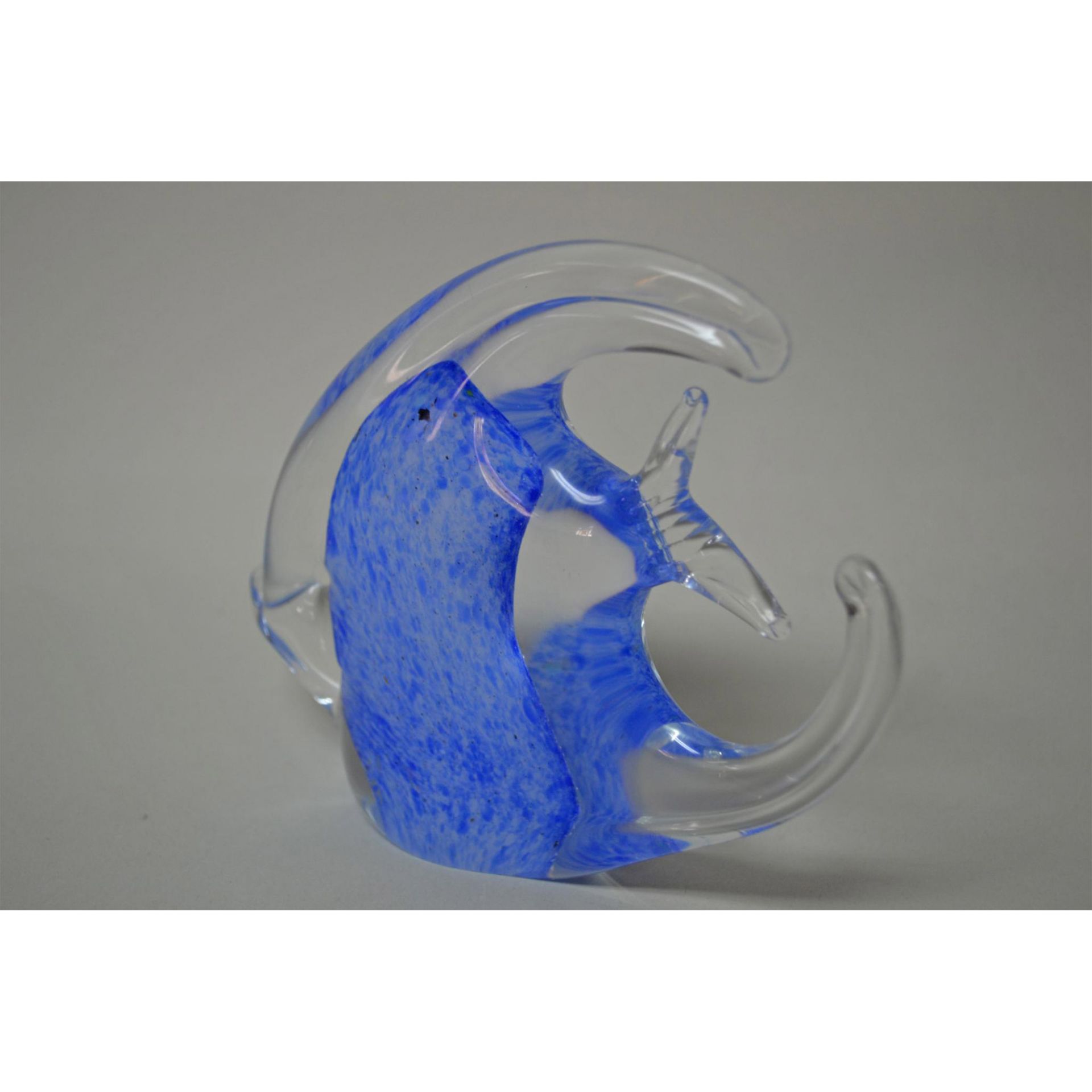 Murano Glass Blue Tropical Fish, Vintage - Bild 3 aus 3