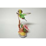 Maruri Usa Baby Ruby-Throated Hummingbird Figurine
