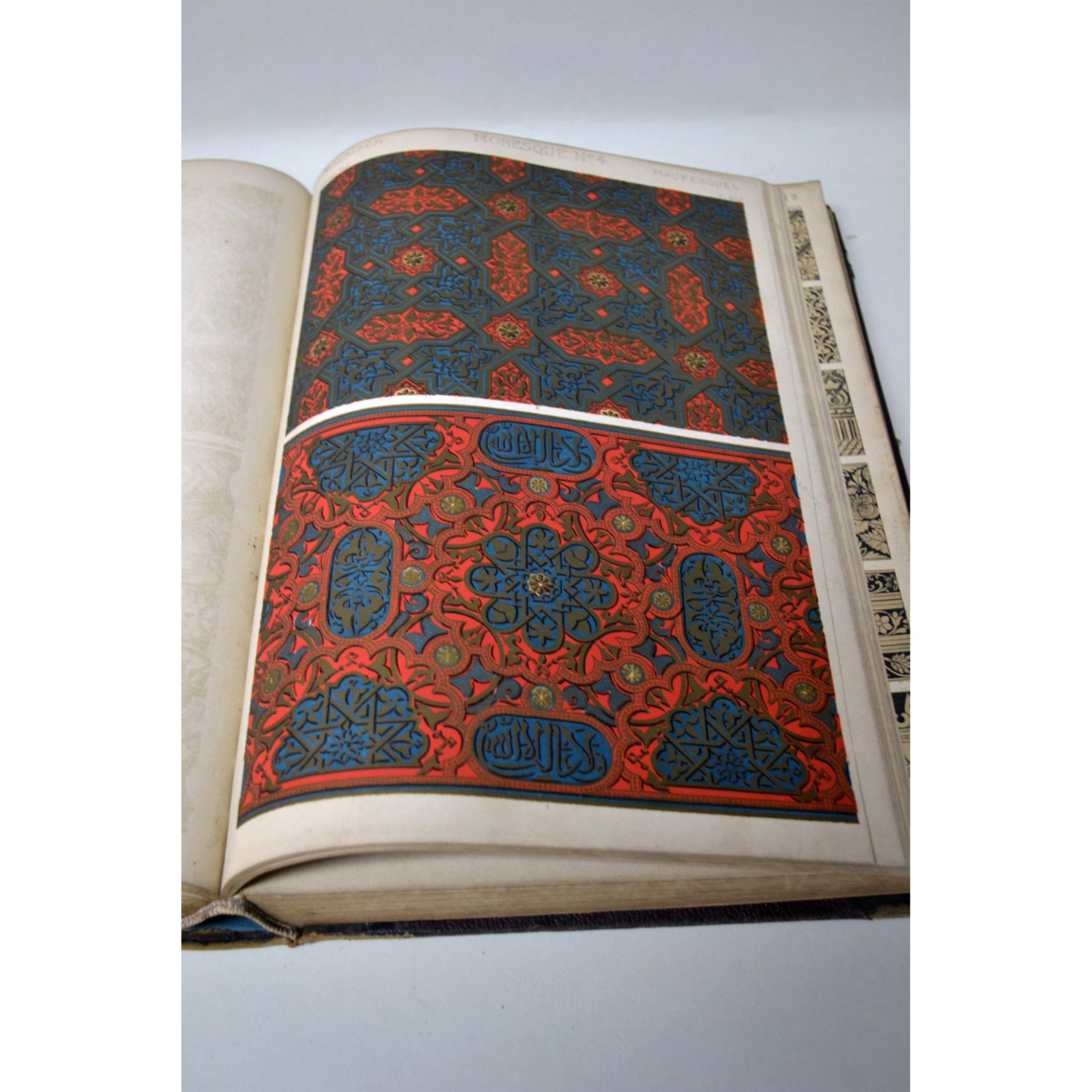 Antique Rare Book, "The Grammar Of The Ornament", 1868, With Color Engravings - Image 5 of 6