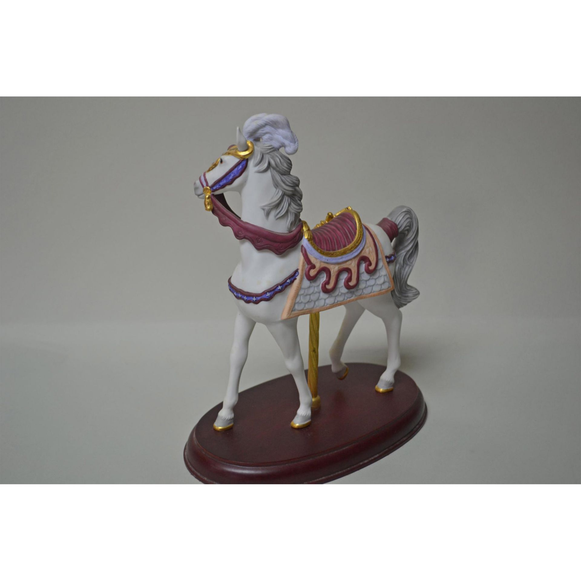Lenox Vintage 1992 Carousel Camelot Horse Figurine - Image 2 of 5