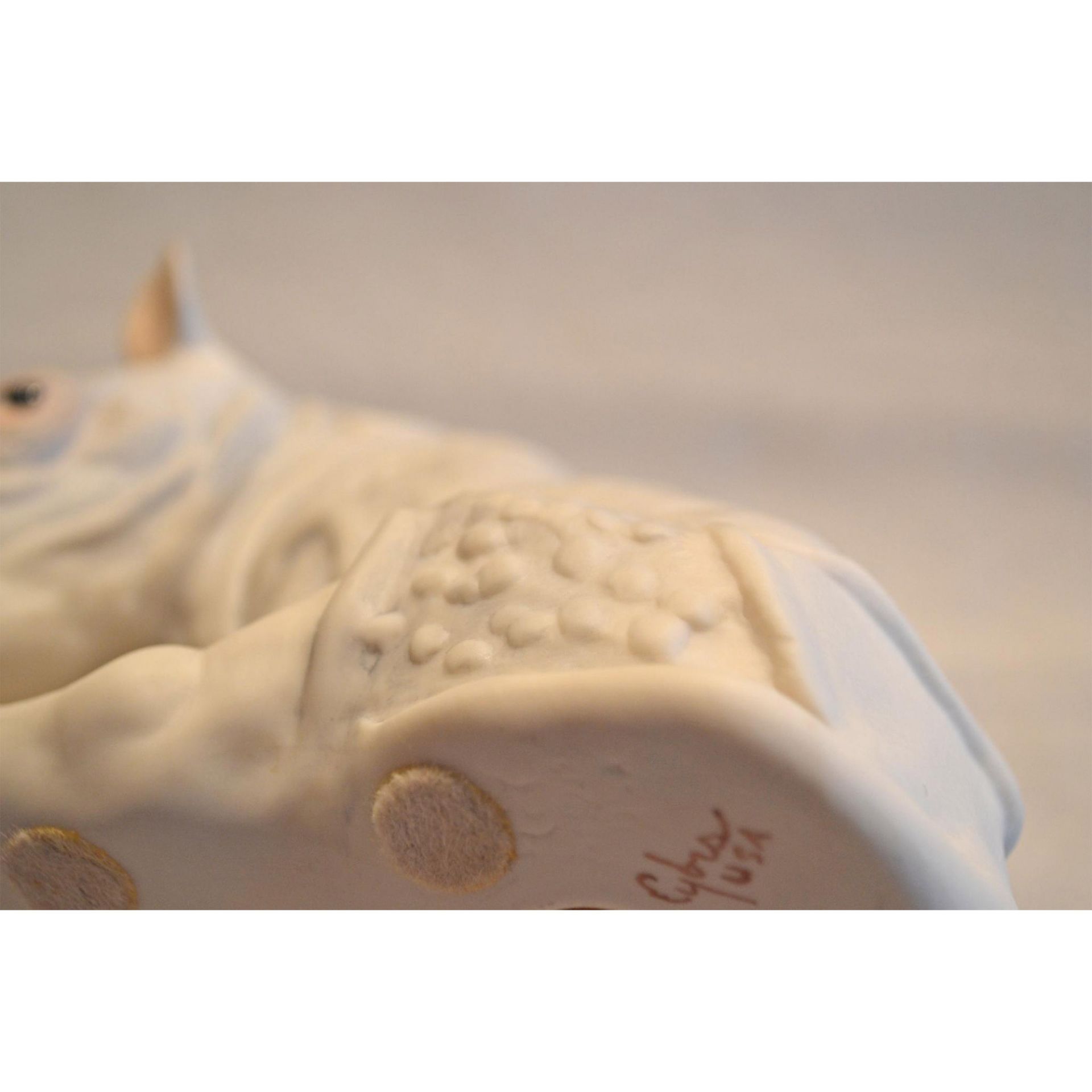 Cybis Porcelain Rhino "Monday" Figurine - Bild 5 aus 5