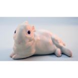 Cybis Porcelain Bunny Jellybean, Resting