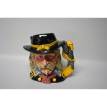 Royal Doulton Toby Mug General Custer, Signed By Sir Michael Doulton, D7079