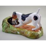 Royal Stratford Porcelain Jack Russell Dog Sculpture