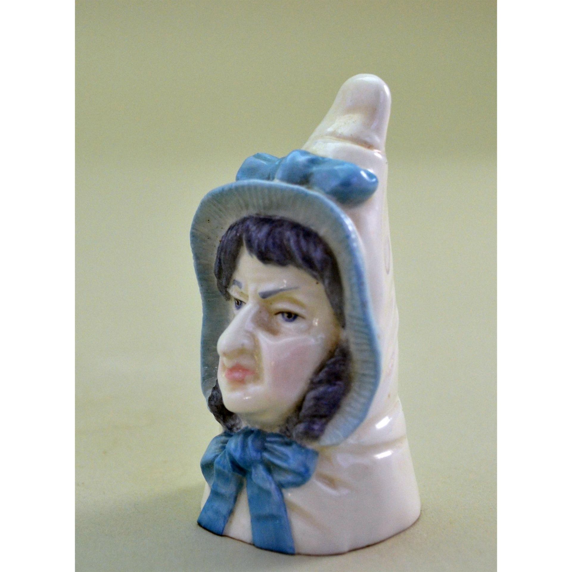 Royal Worcester Porcelain Mrs. Caudle Candle Snuffer - Bild 2 aus 5