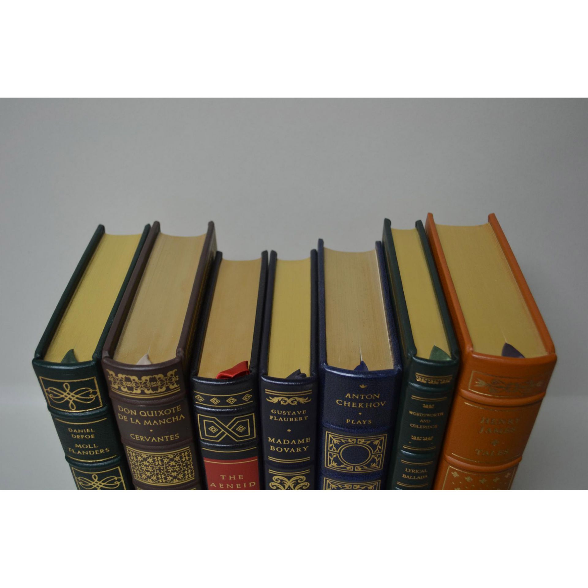 Vintage Full Leather Classics, Collection Of Seven Books, The Franklin Library - Image 2 of 8