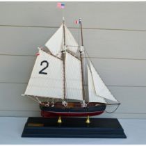 New York Pilot Boat Phantom 1868 # 2, Authentic Model 26" H On Base.