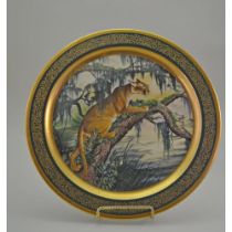 Picard China American Panther Charger Plate, 1978