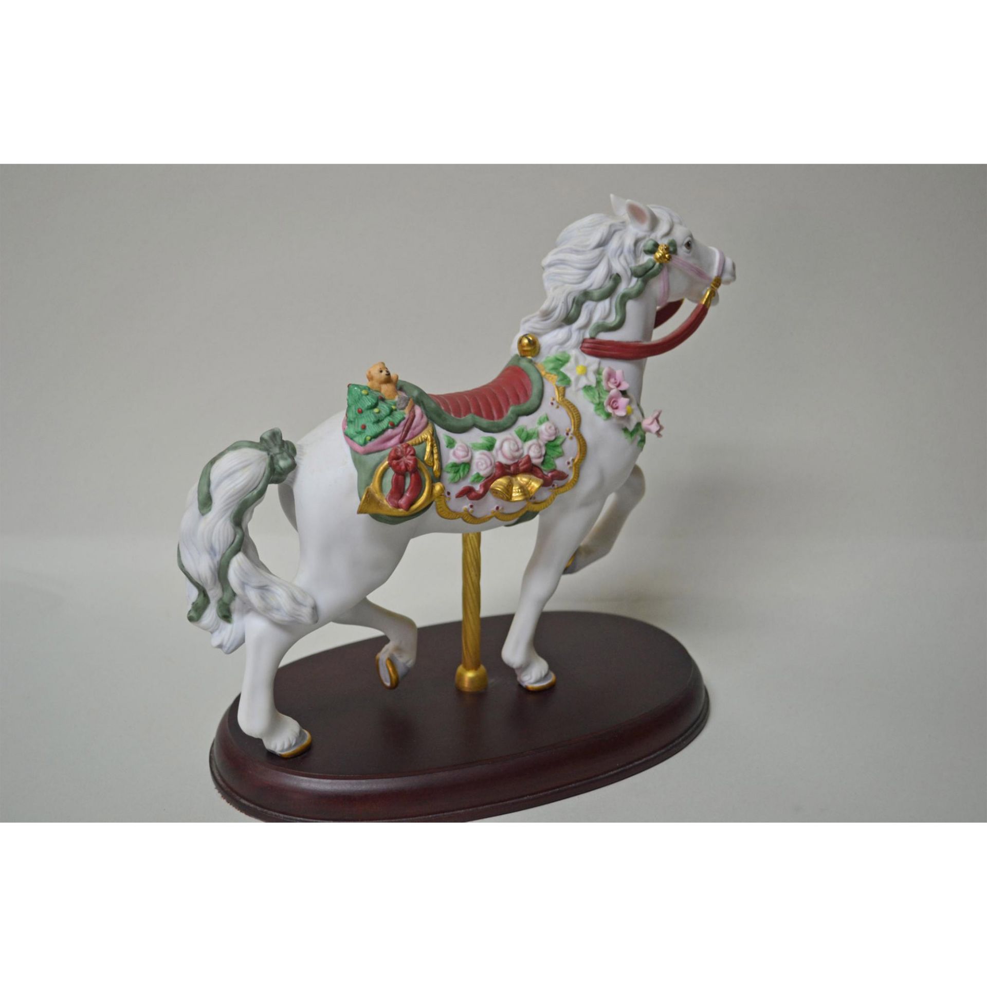 Lenox Vintage Carousel 1993 Christmas Horse Figurine