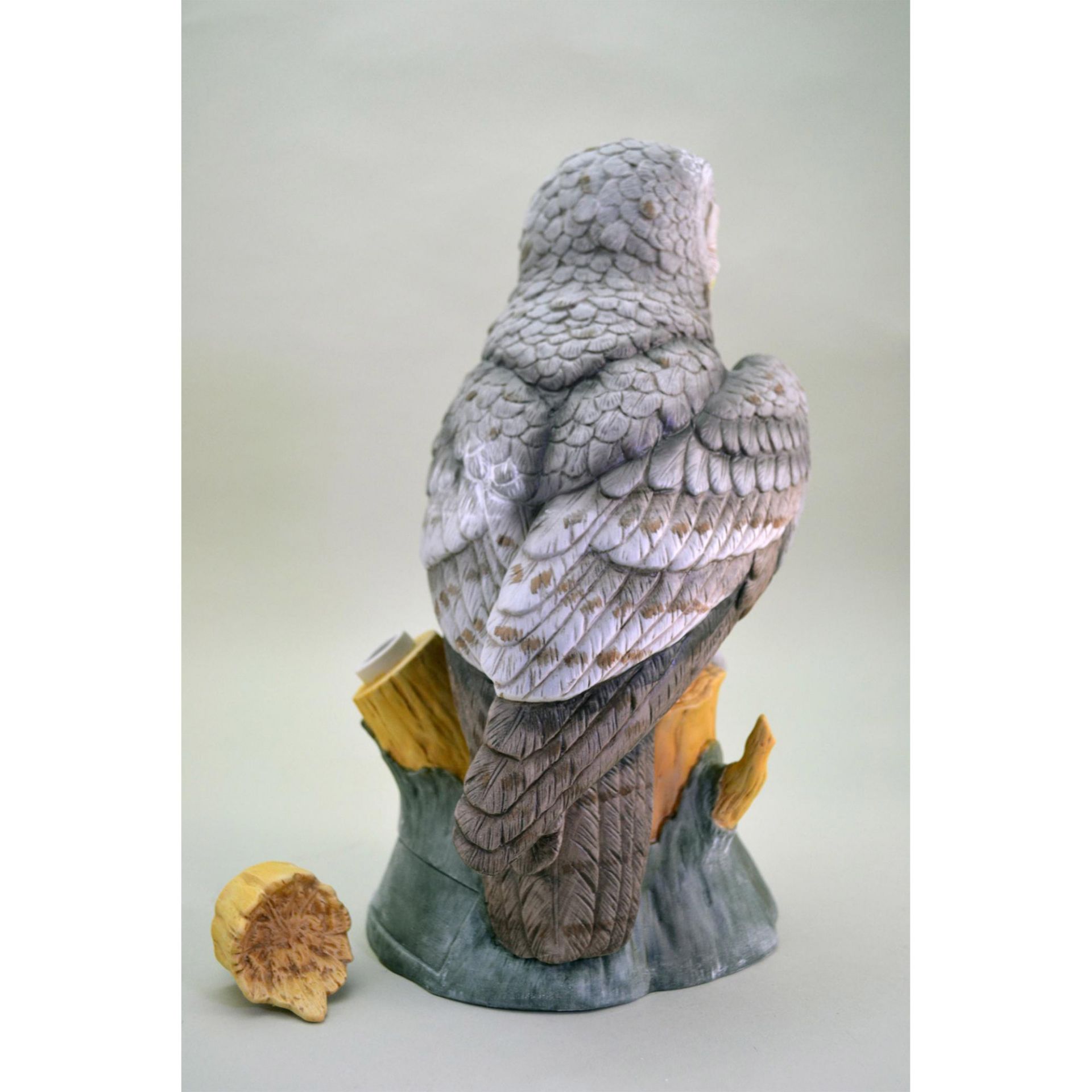 Great Gray Porcelain Owl Decanter, Limited Edition, 1985 - Image 4 of 6