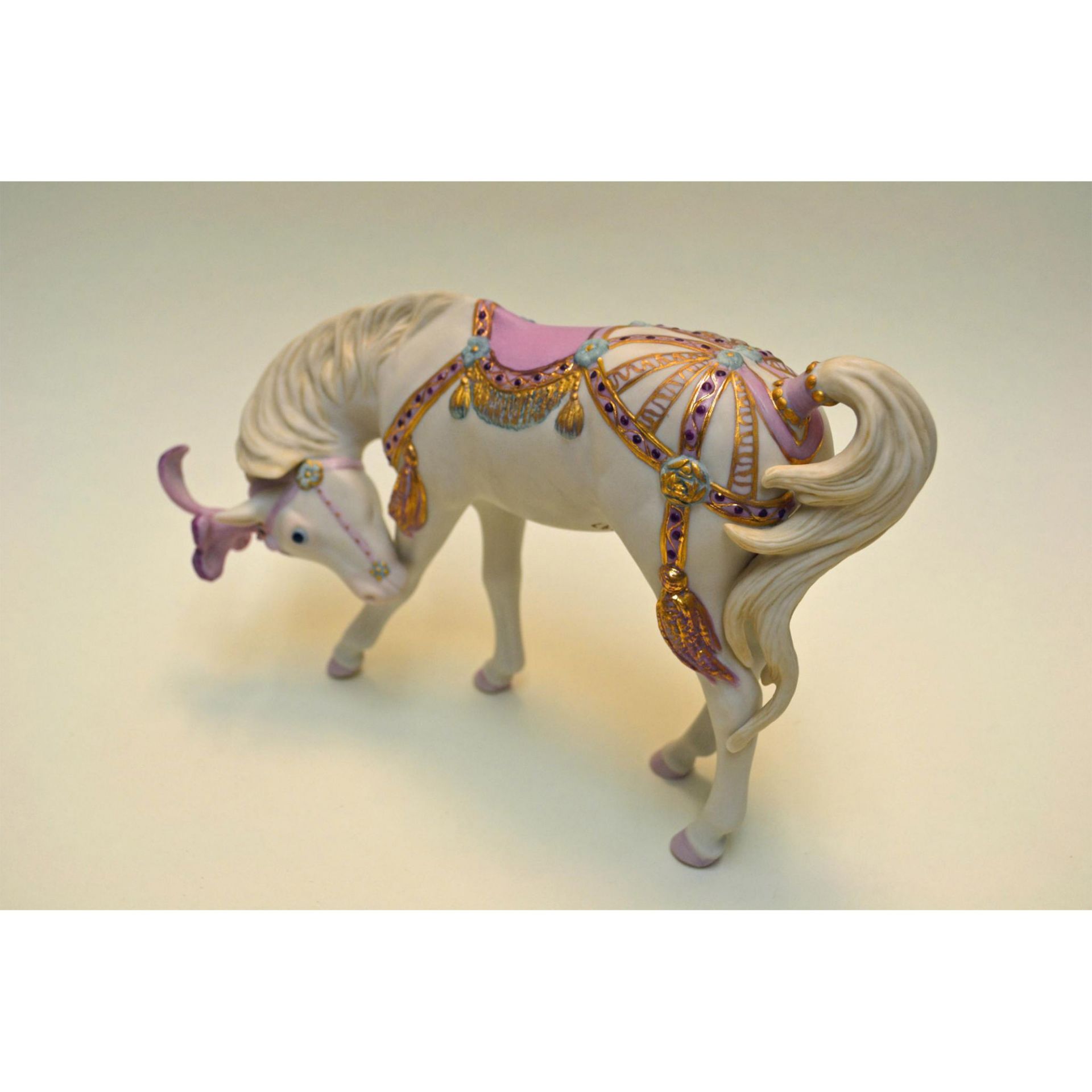 Cybis Porcelain Poppy The Performing Pony Figurine - Image 6 of 7
