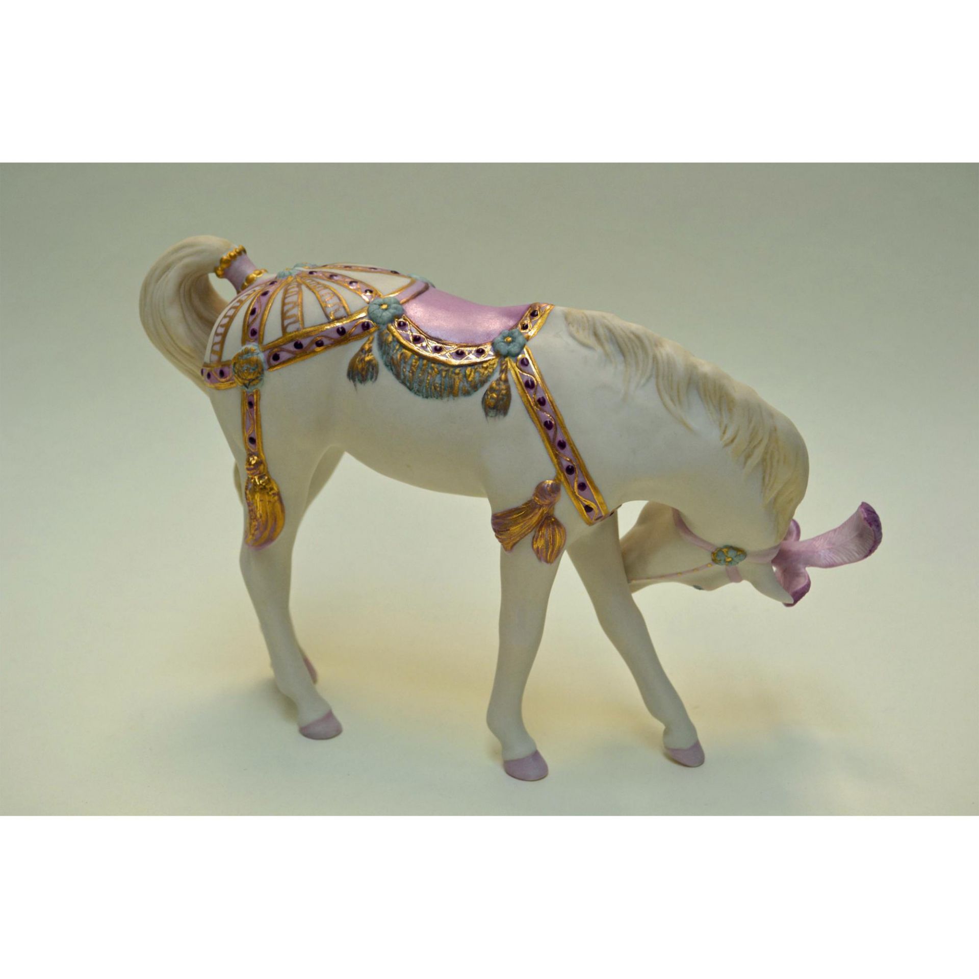 Cybis Porcelain Poppy The Performing Pony Figurine - Image 3 of 7