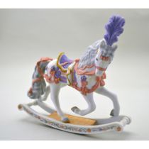 Lenox Porcelain Carousel Rocking Horse, 1991