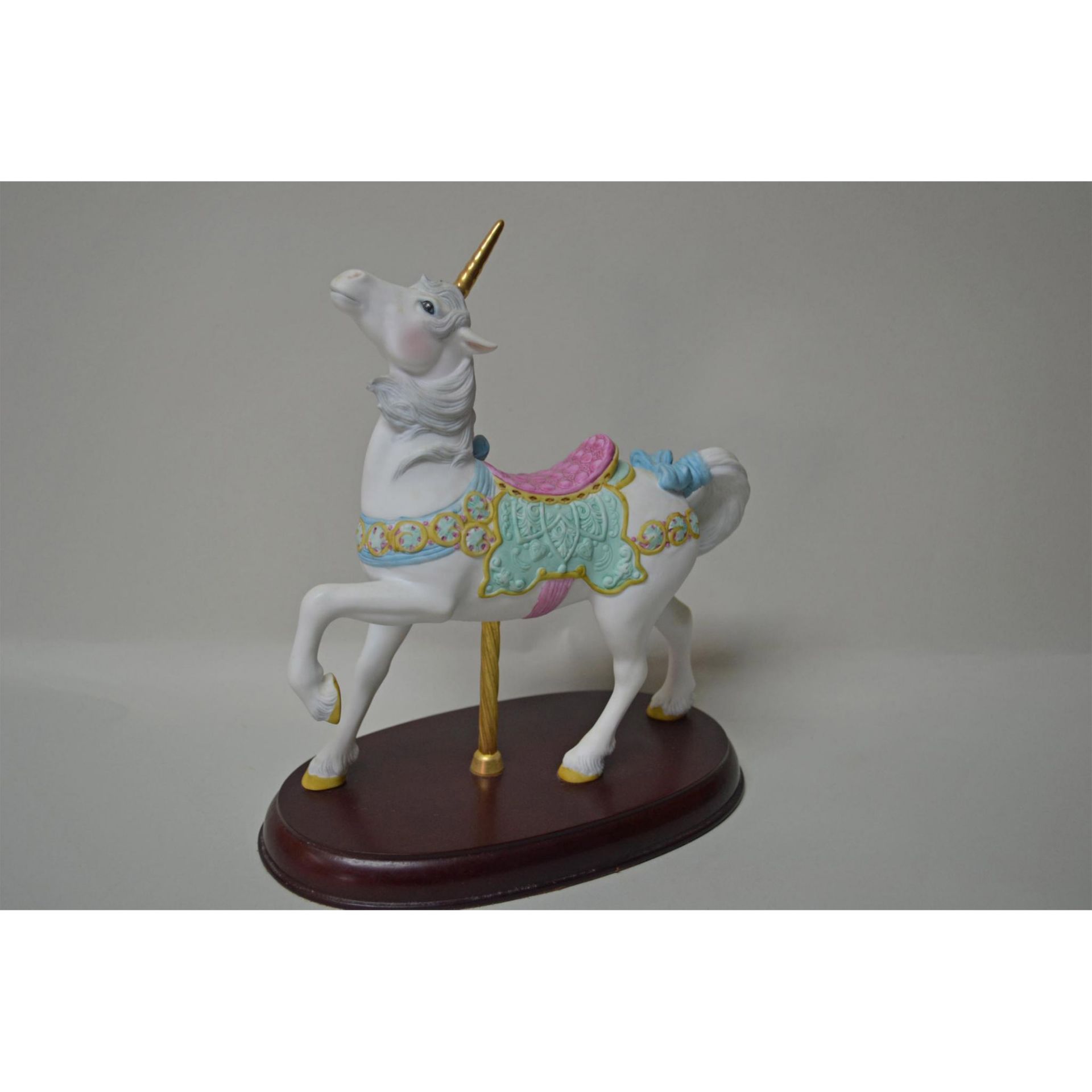 Lenox Vintage 1990 Carousel Unicorn Figurine - Bild 2 aus 5