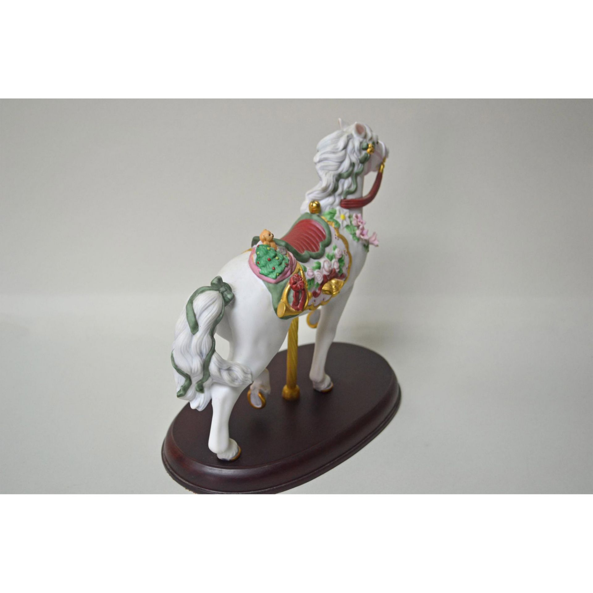 Lenox Vintage Carousel 1993 Christmas Horse Figurine - Image 3 of 4