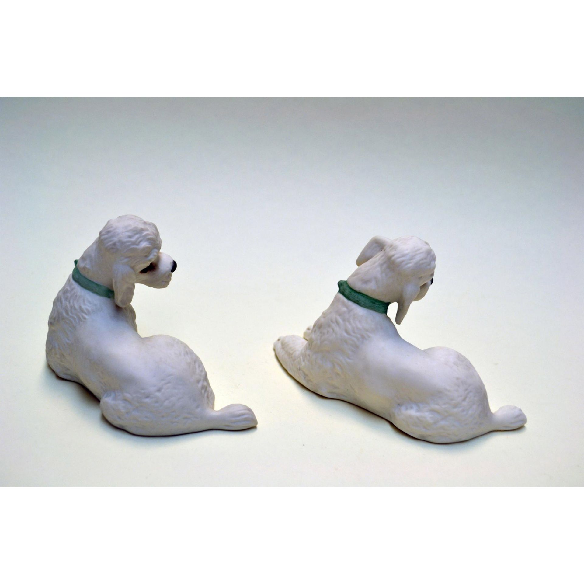 Boehm Porcelain Poodle Reclining Dog Figurines, 1959, Collection Of Two (2) - Image 2 of 8