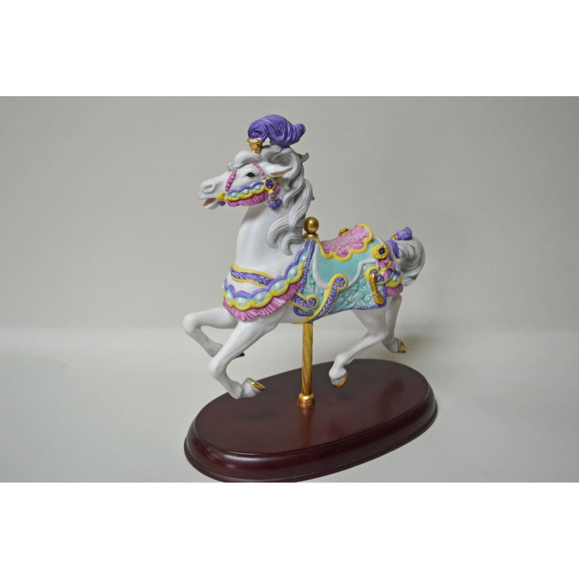 Lenox Vintage 1990 Carousel Charger Horse Figurine - Image 2 of 4