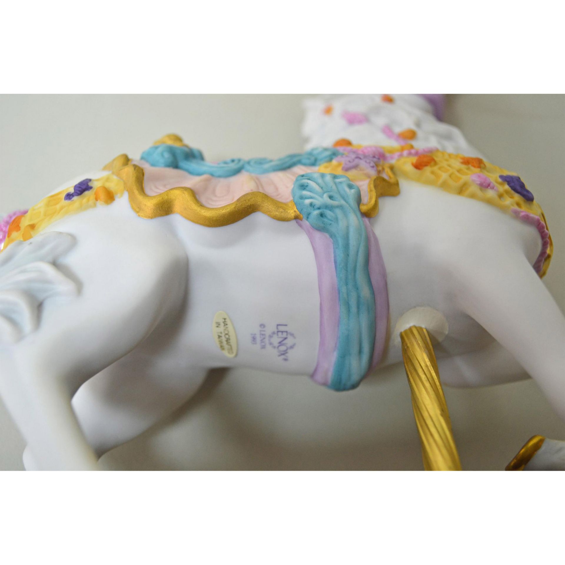 Lenox Vintage Carousel Horse Seaside, 1993 Figurine - Image 4 of 4