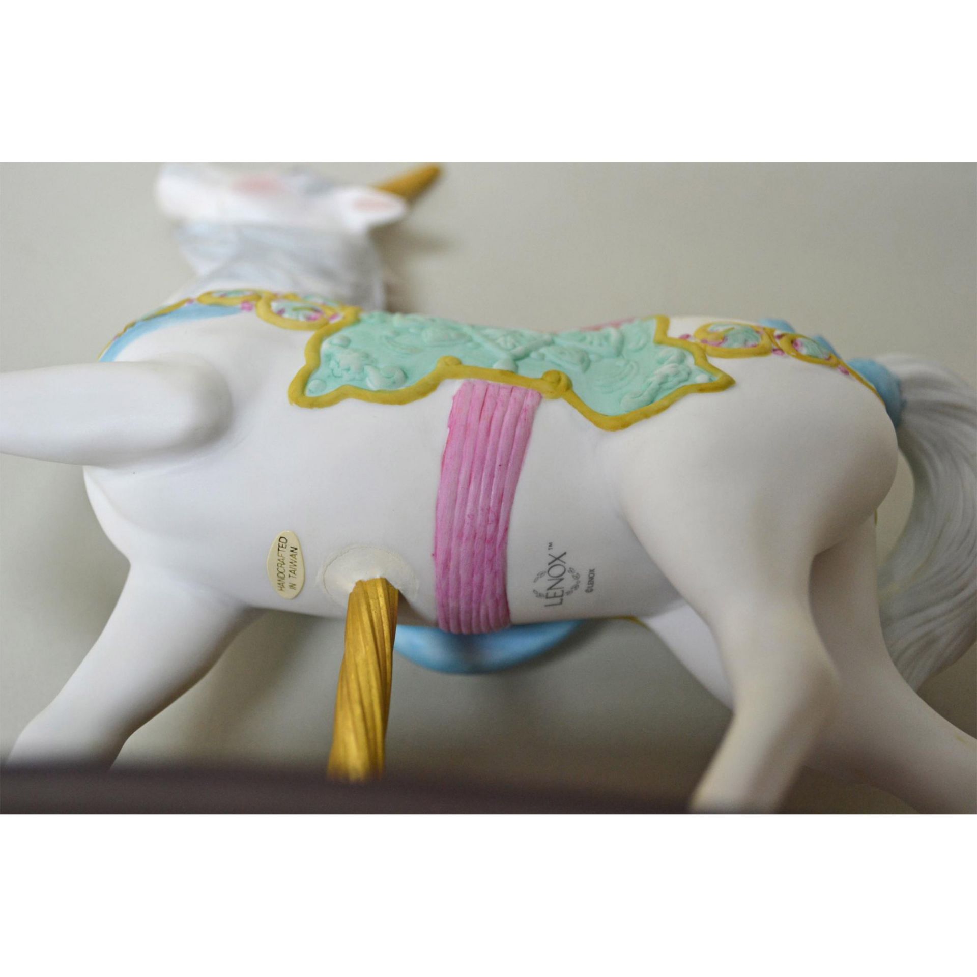Lenox Vintage 1990 Carousel Unicorn Figurine - Image 5 of 5