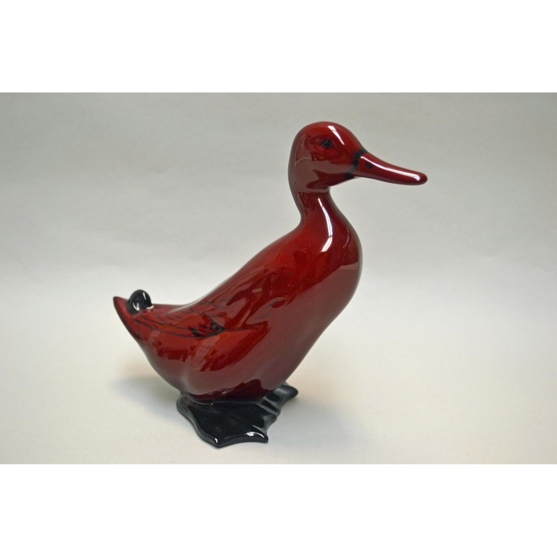 Royal Doulton Red Flambe' Ducks And Guinea, 3 Pcs - Bild 2 aus 14