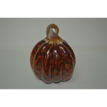 Glass Eye Studio Art Glass Pumpkin