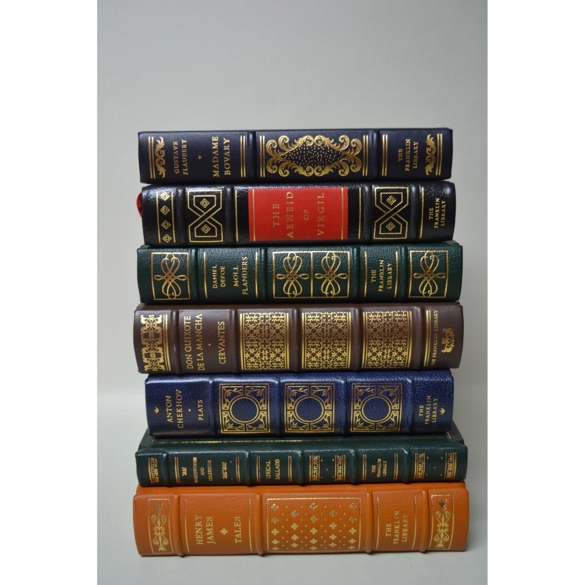 Vintage Full Leather Classics, Collection Of Seven Books, The Franklin Library