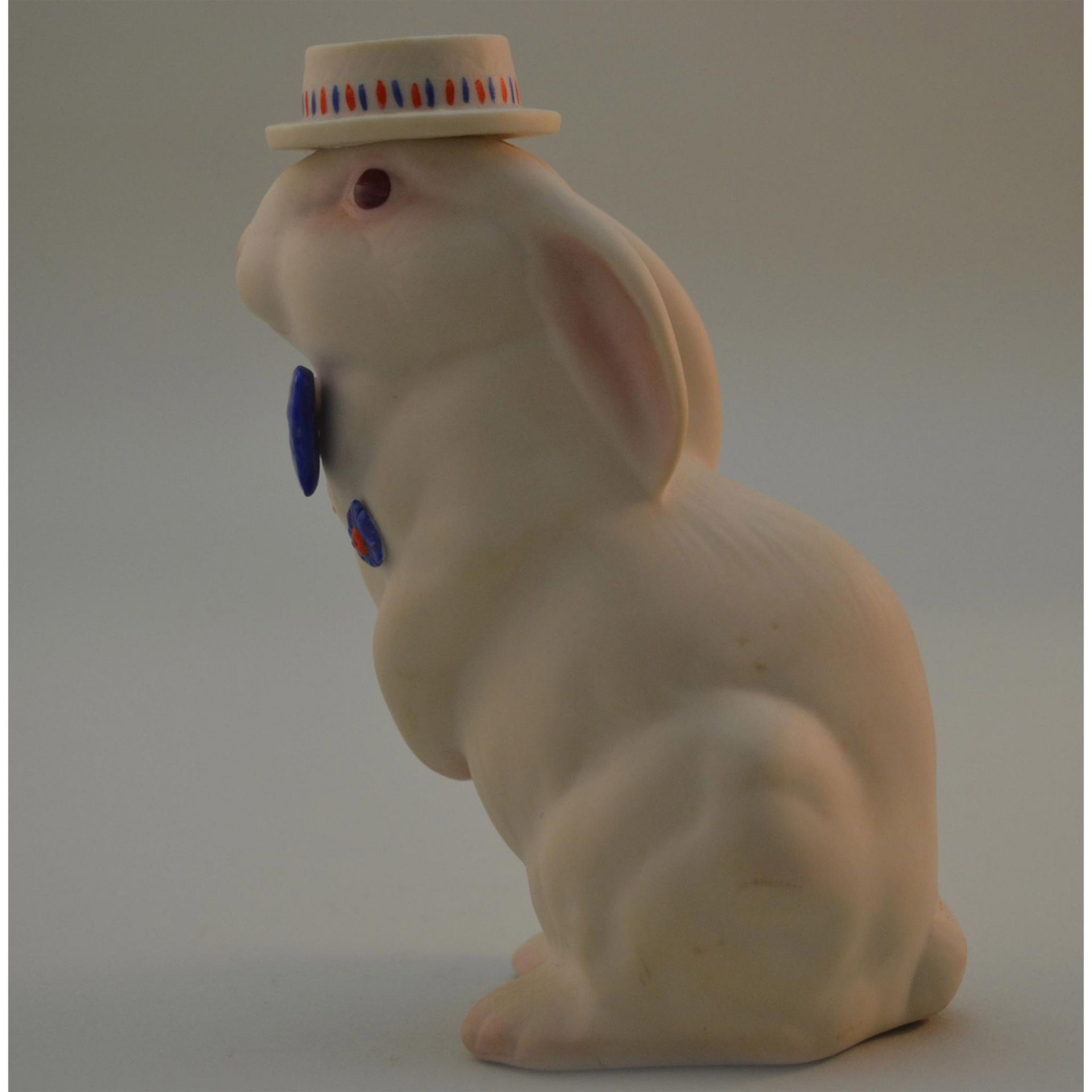 Cybis Porcelain Bunny Liberty, Standing - Image 2 of 4