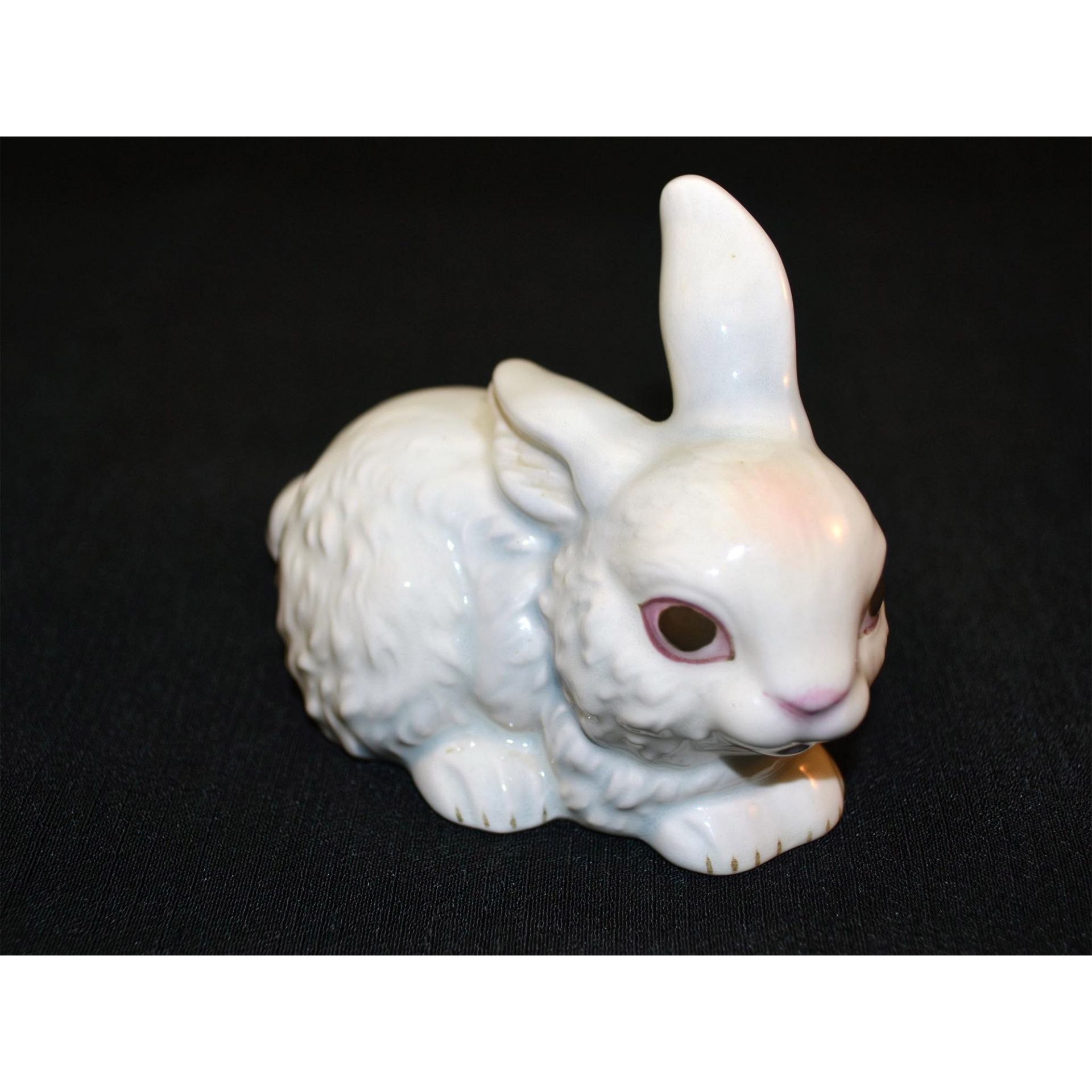 Goebel Porcelain Rabbit Resting - Image 3 of 5