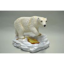 Royal Doulton Polar Bear Figurine, 1990 Endangered Series