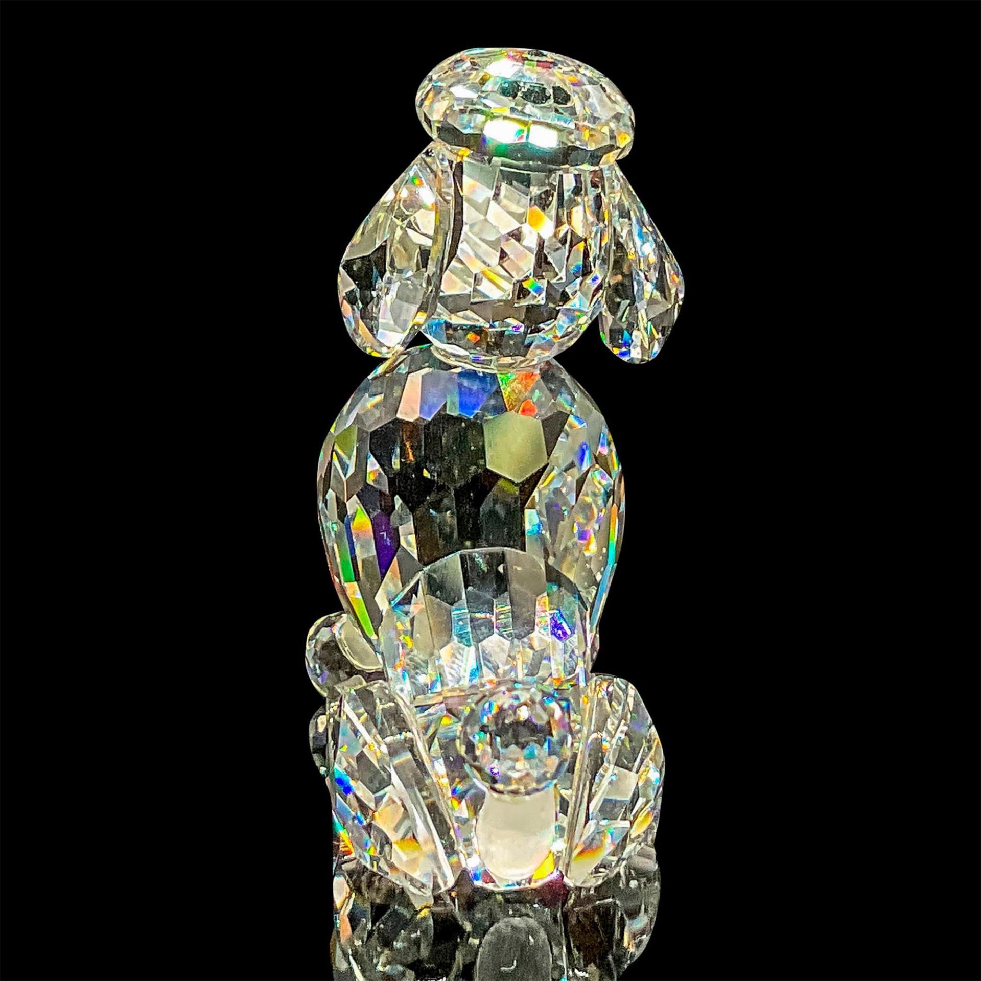 Swarovski Silver Crystal Figurine, Sitting Poodle - Image 3 of 5