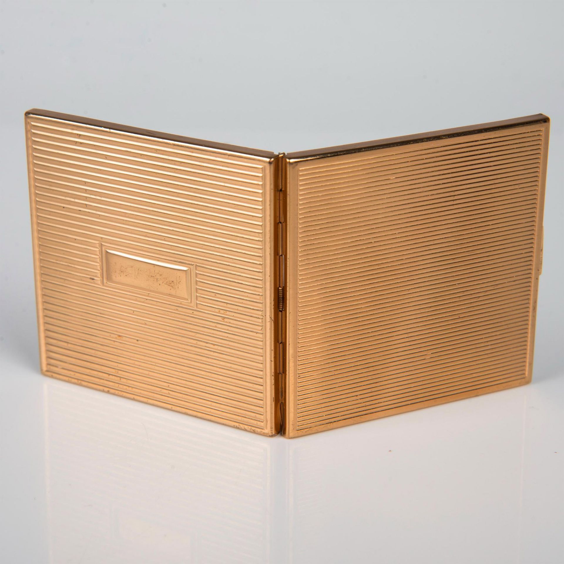 Evans Gold Tone Compact Case - Bild 5 aus 6