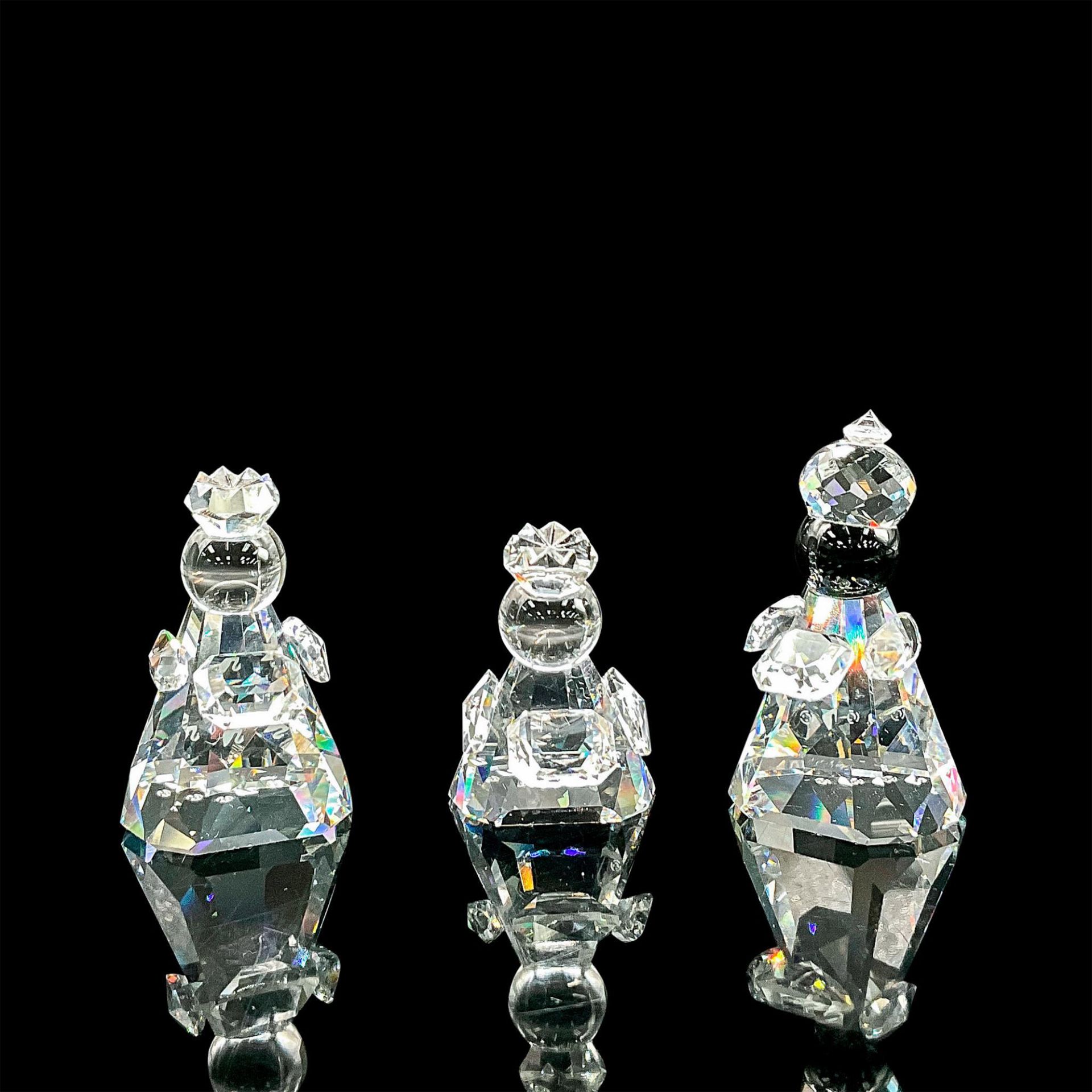 Swarovski Silver Crystal Figurine, Nativity Wise Men/Kings