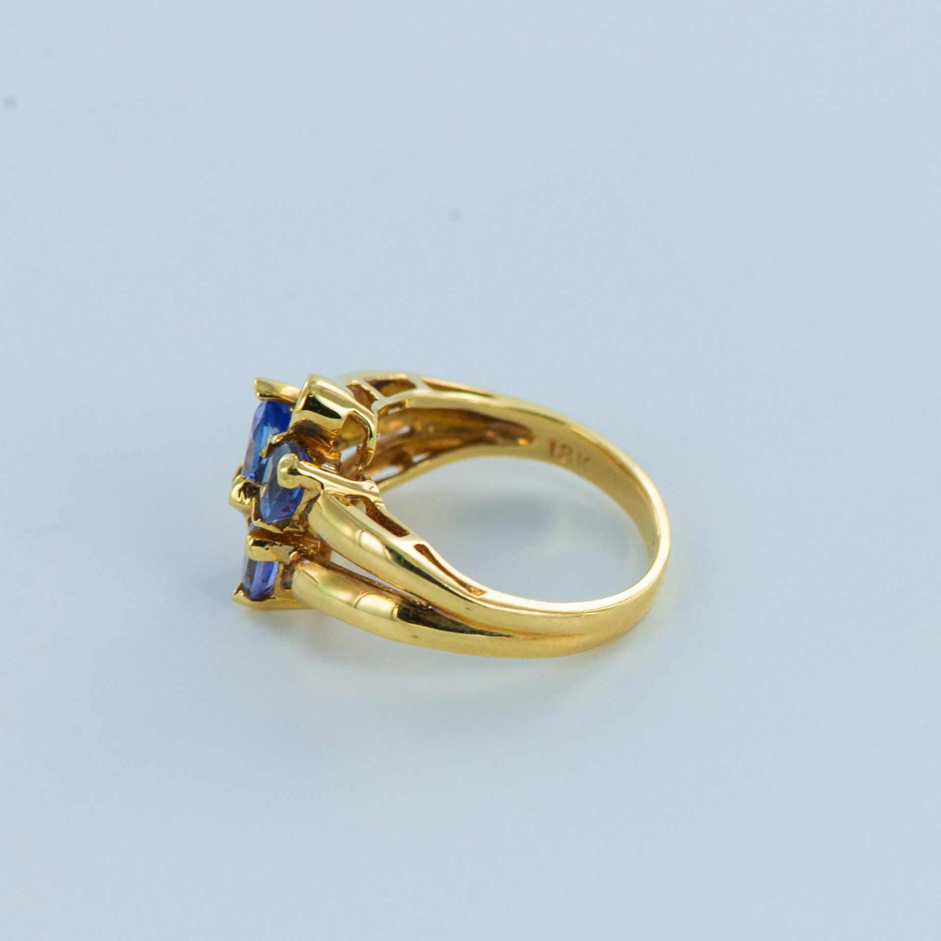 LeVian 18K Yellow Gold, Diamond, and Amethyst Ring - Bild 5 aus 13