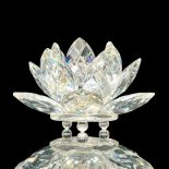 Swarovski Crystal Candle Stick Holder, Water Lily