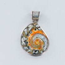 Mother of Pearl Seashell Pendant