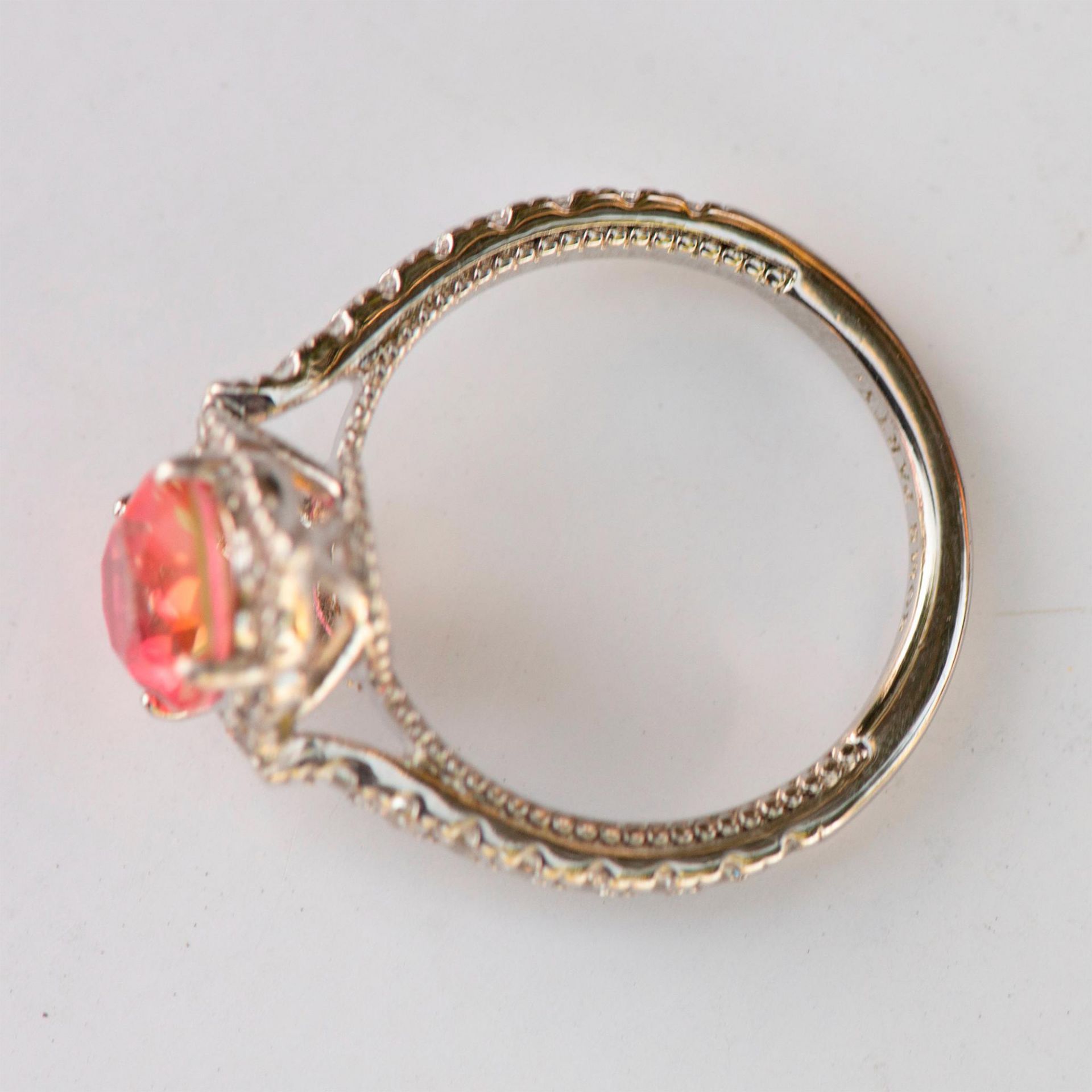 Vintage Costume Watermelon Tourmaline Ring - Image 2 of 4